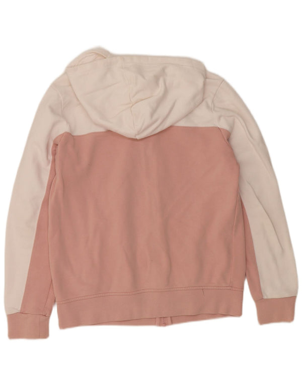 Pulover Adidas Graphic Zip pentru femei UK 14 Roz mediu Colorblock