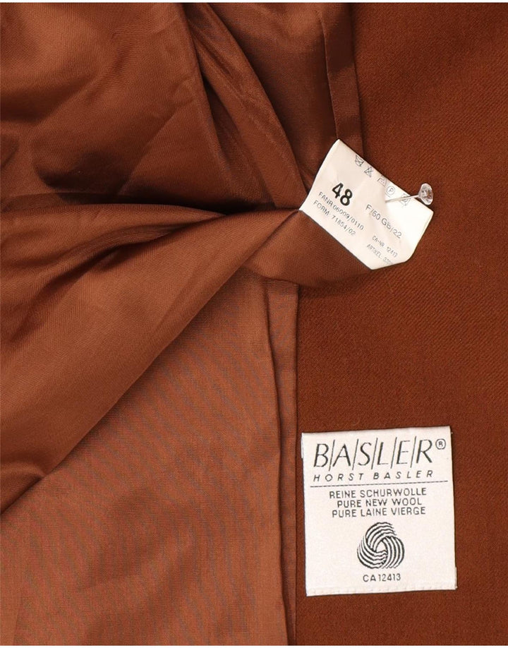 Blazer pentru femei Basler cu 2 nasturi EU 48 2XL bumbac maro