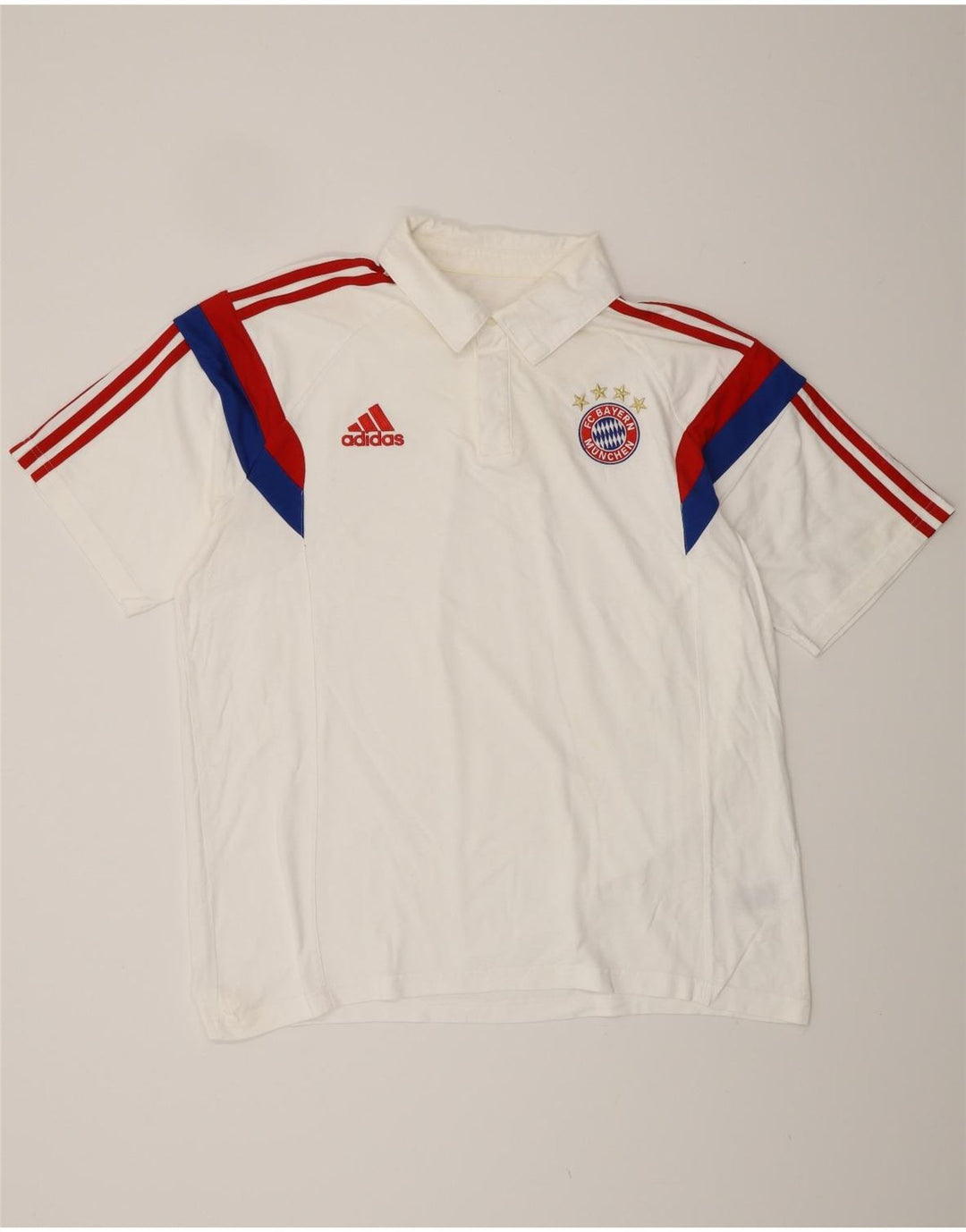 Tricou polo ADIDAS FC Bayern Munchen pentru bărbați, XL, bumbac color bloc