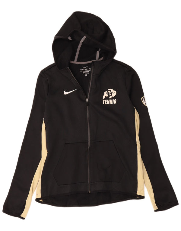 Pulover Nike Colorado Zip pentru femei UK 14 Medium Black Colorblock