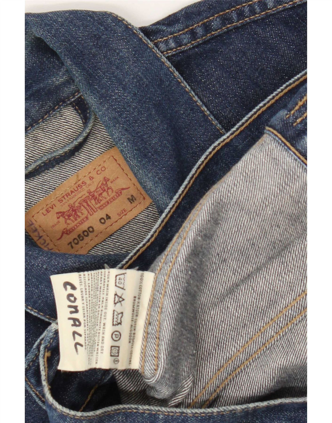 Jachetă de blugi pentru bărbați Levi's UK 38 Medium, bleumarin, bumbac
