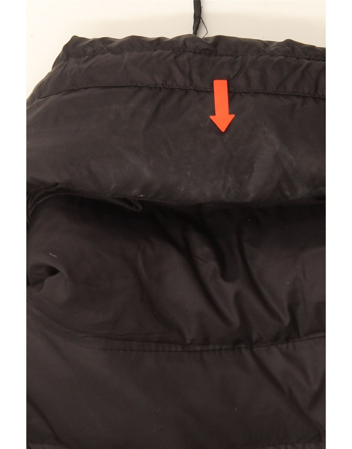 MONTE BIANCO Womens Padded Coat UK 10 Small Black Polyamide Vintage Monte Bianco and Second-Hand Monte Bianco from Messina Hembry 