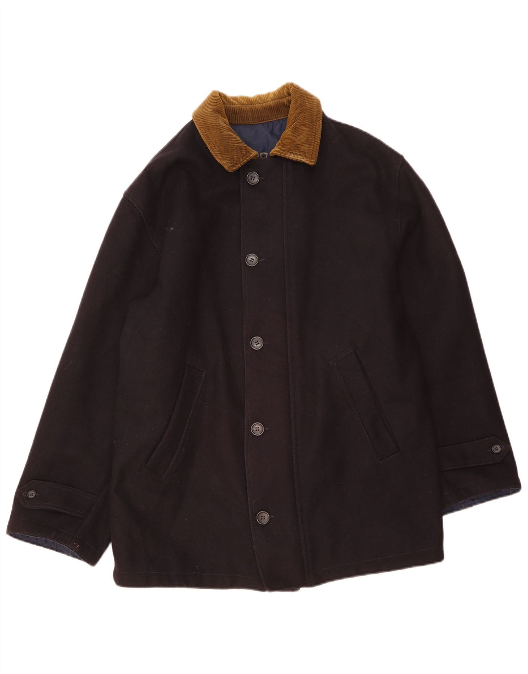 Jachetă reversibilă pentru bărbați Ivy Oxford UK 36 Mic Lână bleumarin