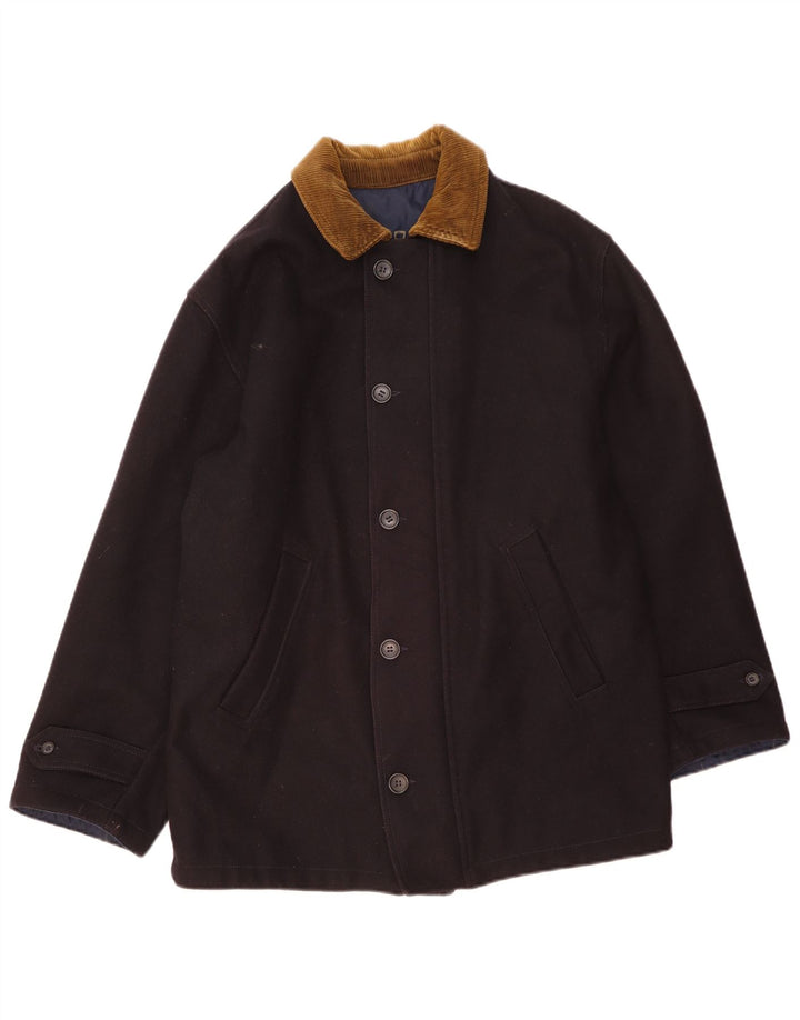 Jachetă reversibilă pentru bărbați Ivy Oxford UK 36 Mic Lână bleumarin