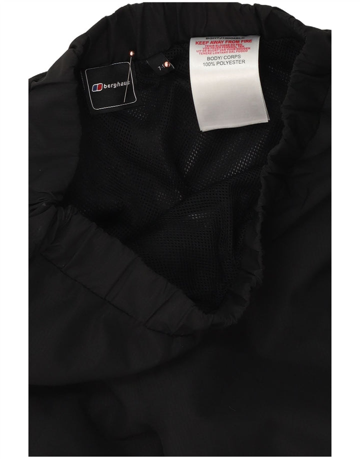 Berghaus Pantaloni Windbreaker Băieți 7-8 Ani Poliester Negru