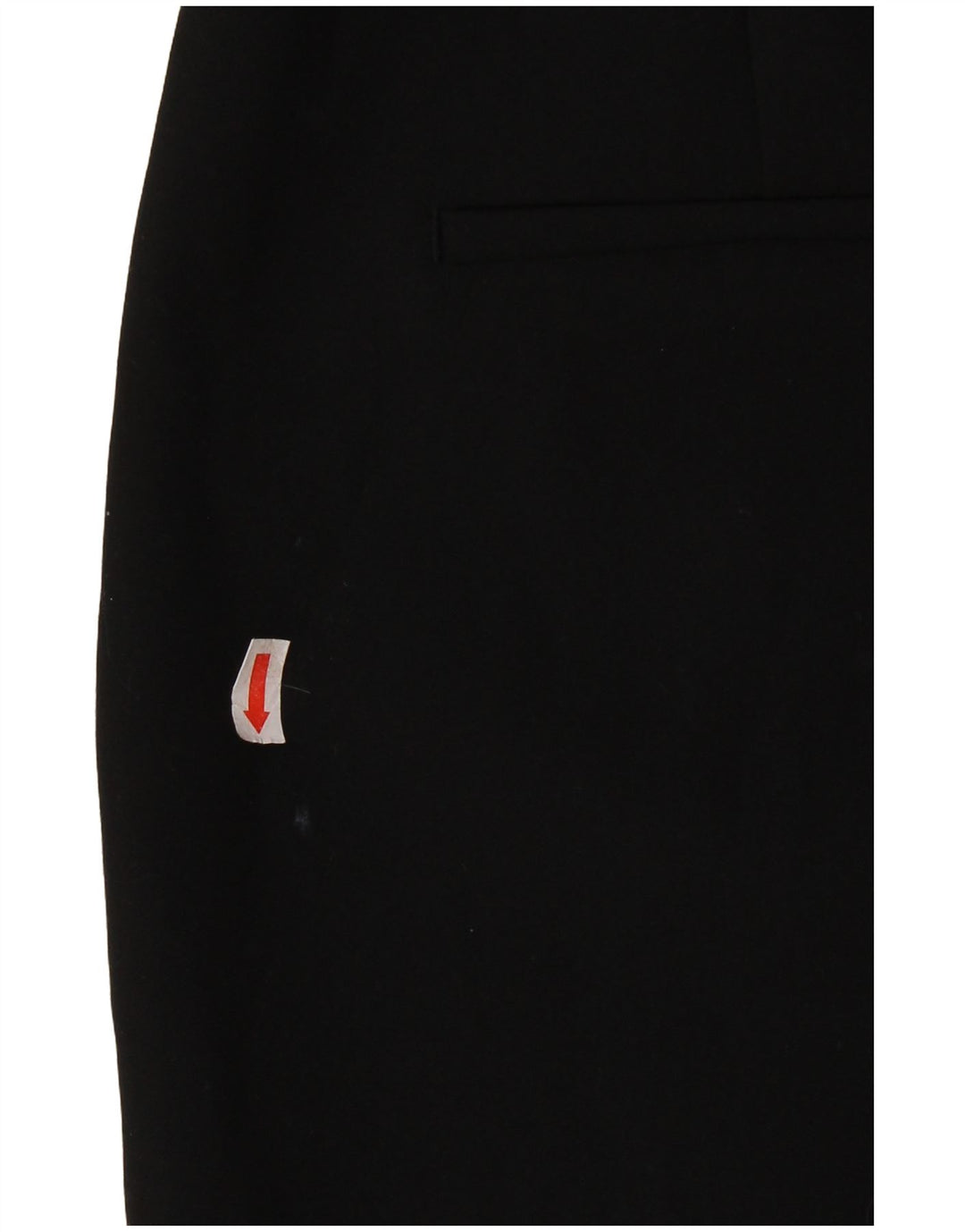 Pantaloni casual pentru femei Bootcut ZARA, mari, negru, poliester