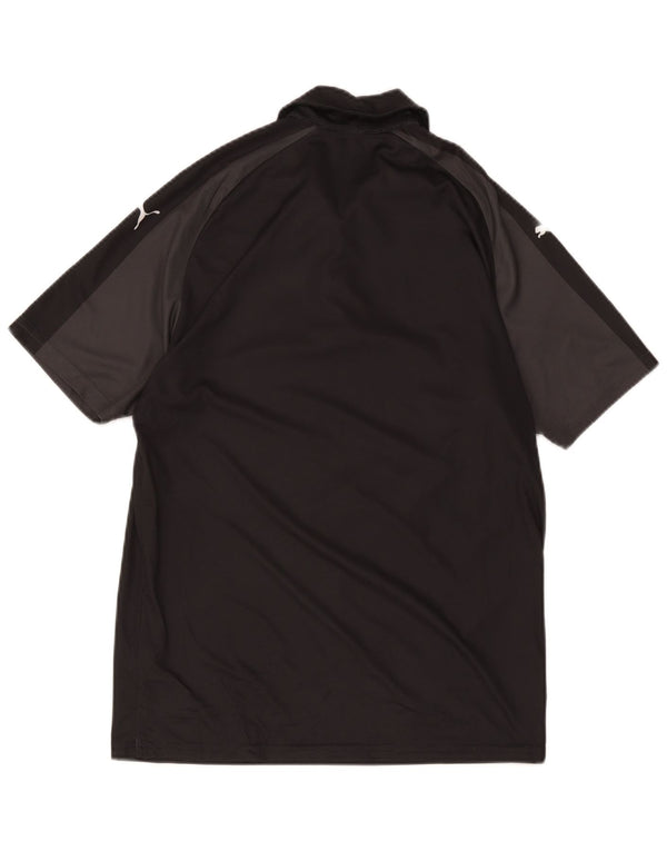 Tricou polo Puma pentru bărbați Wickliffe-Lake Bolac FNC, mediu sport, negru