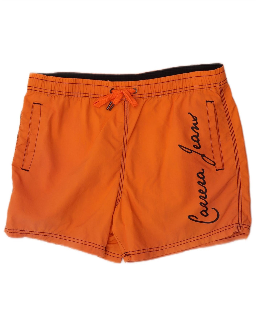 Pantaloni scurți de înot grafic pentru bărbați Carrera Poliamidă portocalie medie