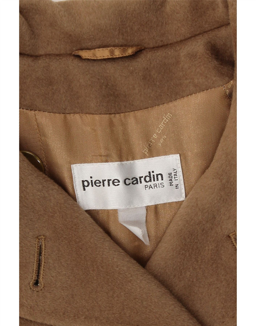 Palton dublu pentru femei Pierre Cardin UK 14 Maro mare