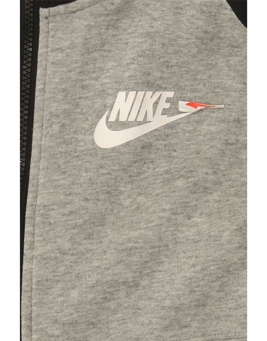 Jachetă de top pentru trening Nike pentru bărbați, bumbac color bloc, gri mic