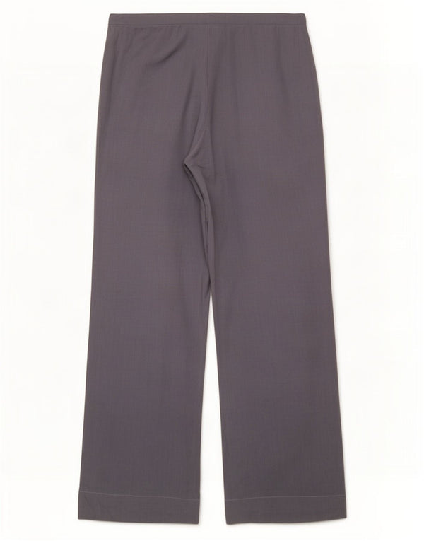 Pantaloni casual pentru femei cu picioare largi Zara Mediu L28 L33 In albastru