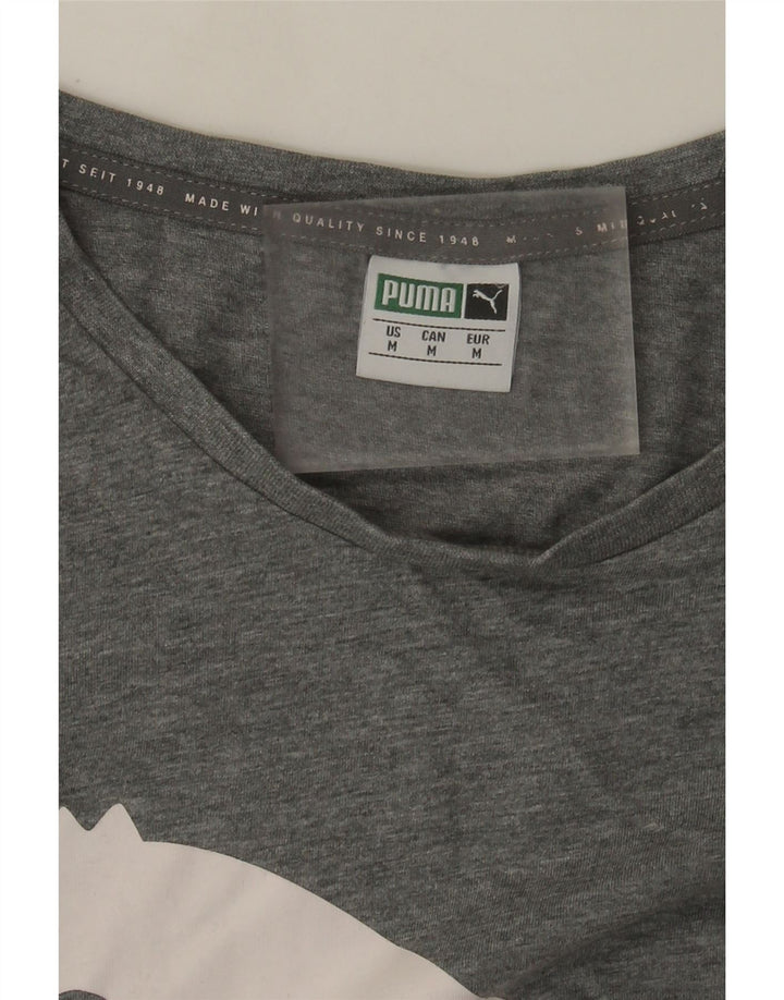 Tricou grafic Puma pentru bărbați Top Medium Gri Flecked