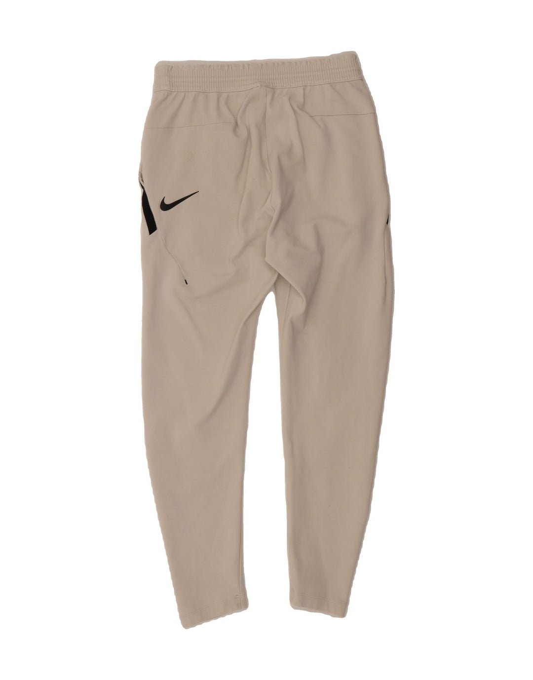 NIKE Mens Tracksuit Trousers Small Beige Colourblock Cotton Vintage Nike and Second-Hand Nike from Messina Hembry 