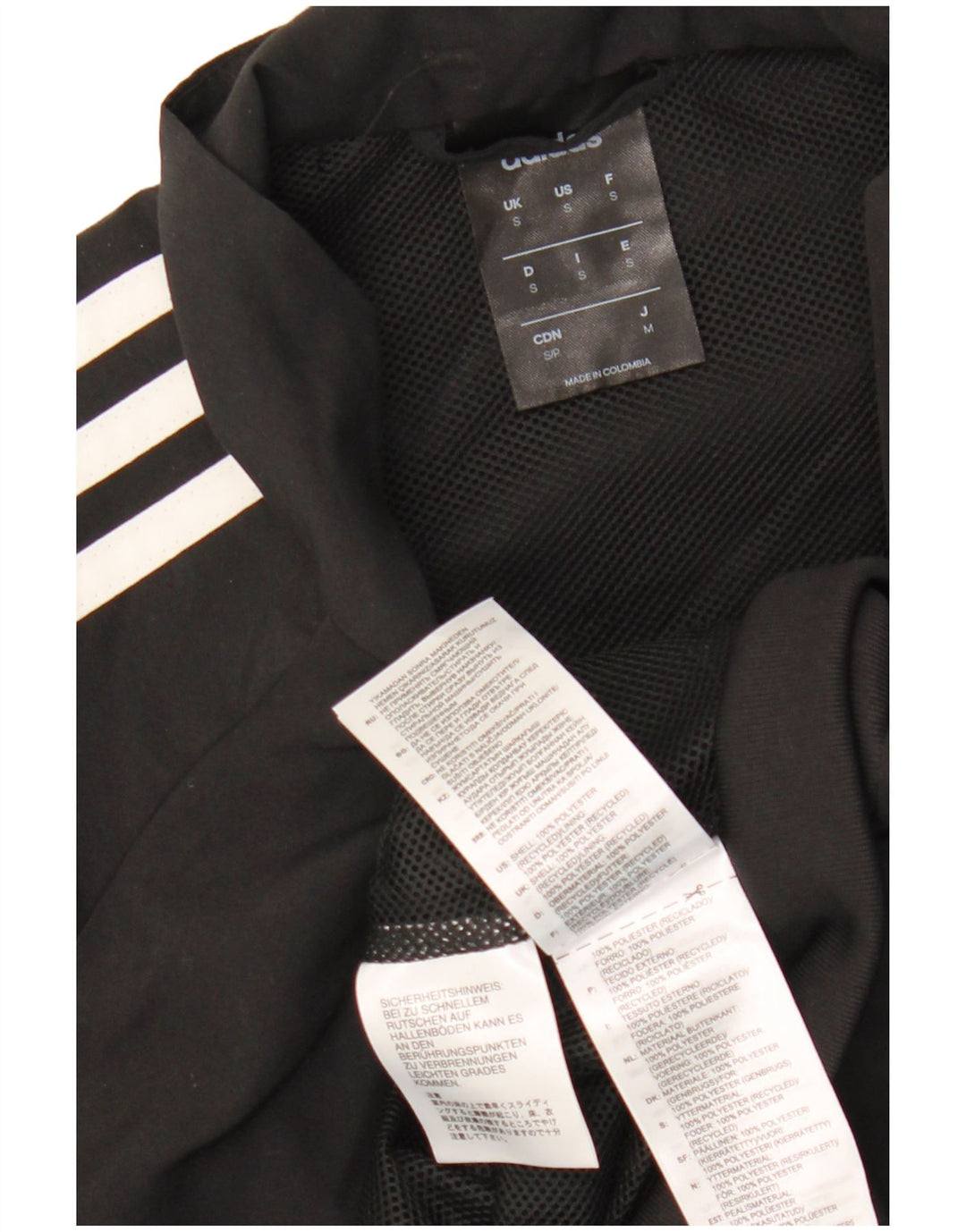 Adidas Climalite Trening Top Jachetă Mic Negru Poliester