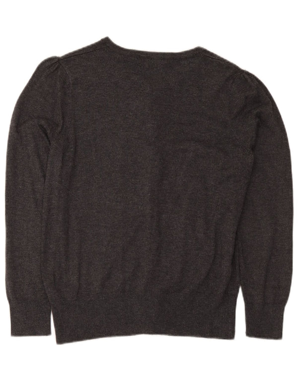 Pulover cardigan pentru femei Marks & Spencer UK 14 Medium Gri Viscose