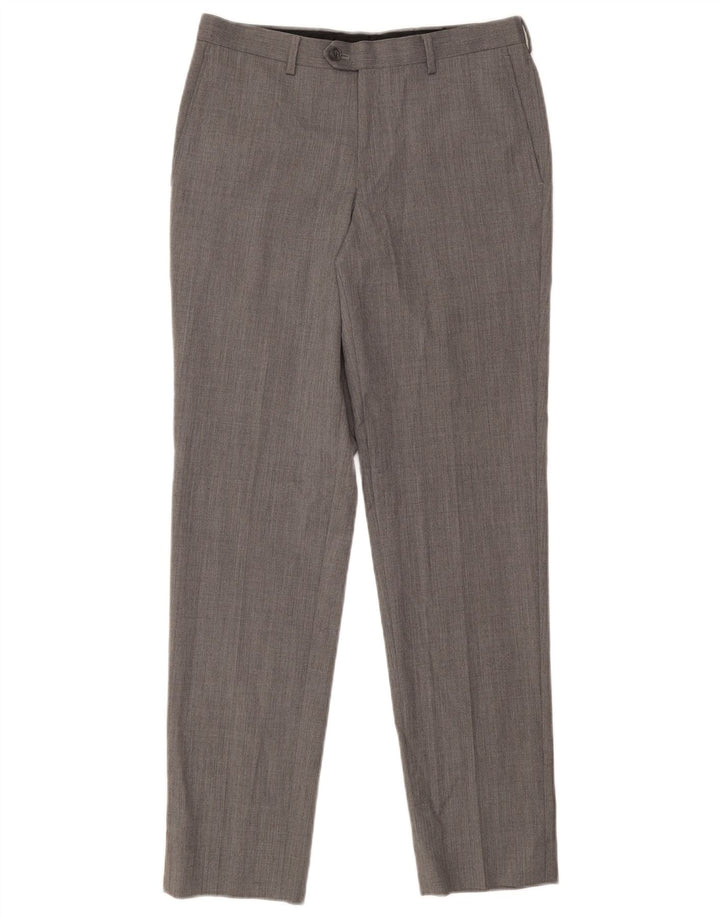 Pantaloni slim pentru bărbați MICHAEL KORS L30 L30 Lână gri