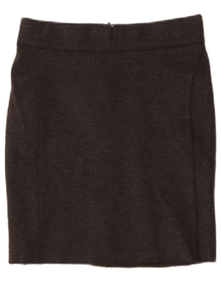 JACK WILLS Fustă mini pentru femei UK 10 Small W26 Gri Viscoză