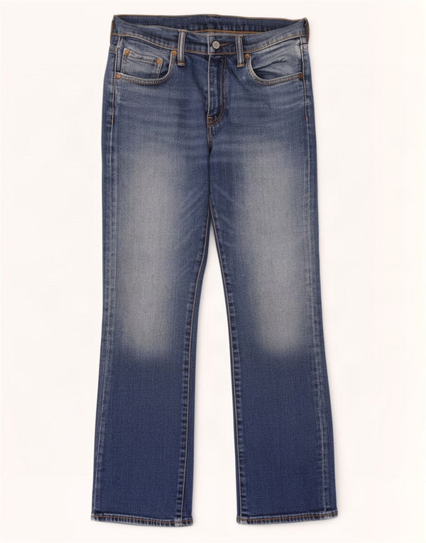 Blugi pentru bărbați Levi's 527 Bootcut W30 L30 Bumbac albastru