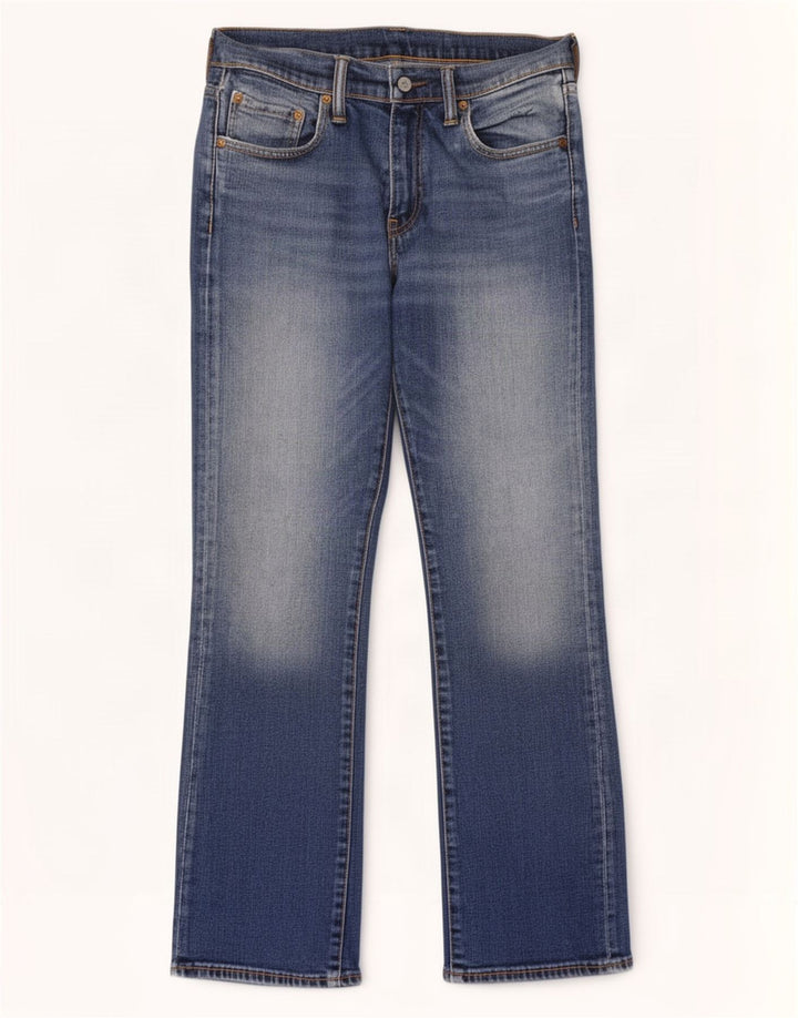 Blugi pentru bărbați Levi's 527 Bootcut W30 L30 Bumbac albastru