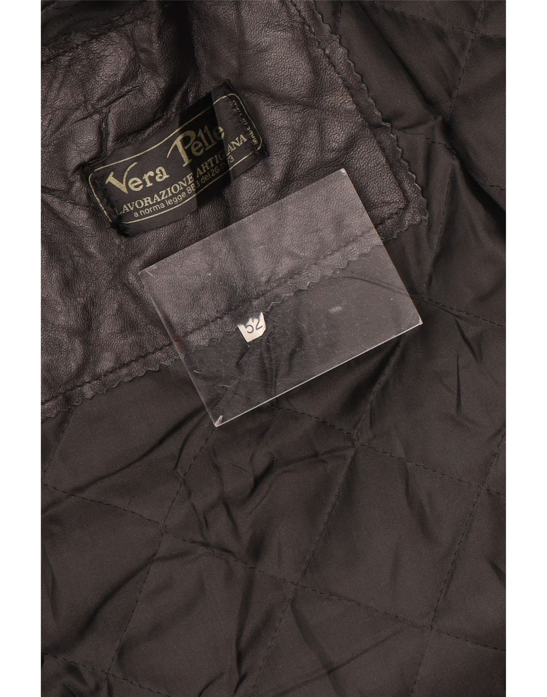 LAVORAZIONE ARTIGIANA Jachetă din piele pentru bărbați IT 52 XL din piele neagră