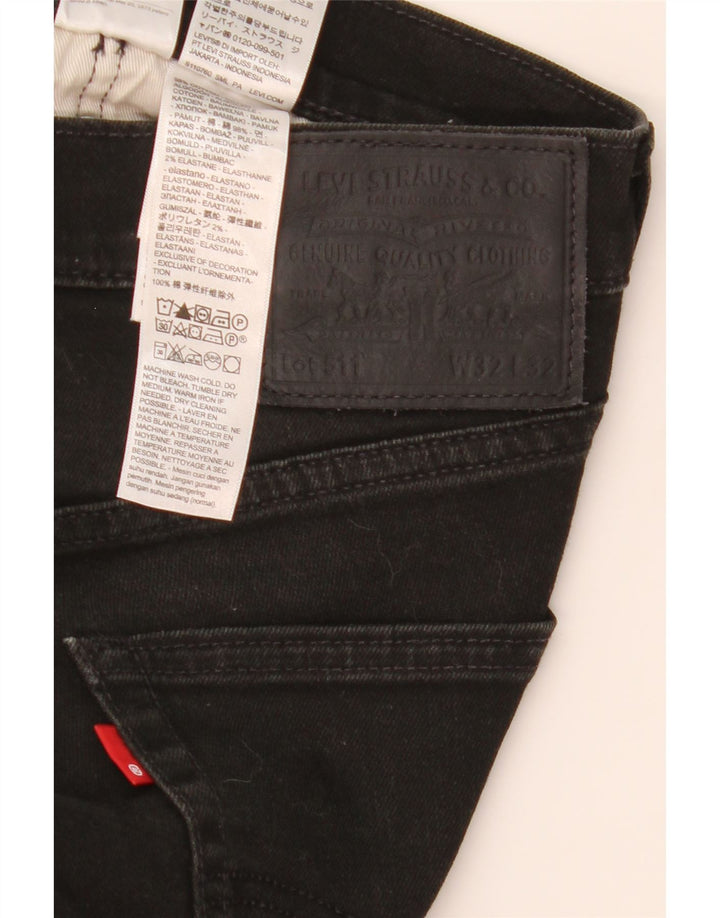 Blugi Levi's 511 Slim pentru bărbați W32 L32 bumbac negru