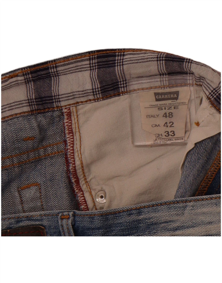 CARRERA Pantaloni scurți din denim învechit pentru bărbați IT 48 Medium W33 Bumbac albastru