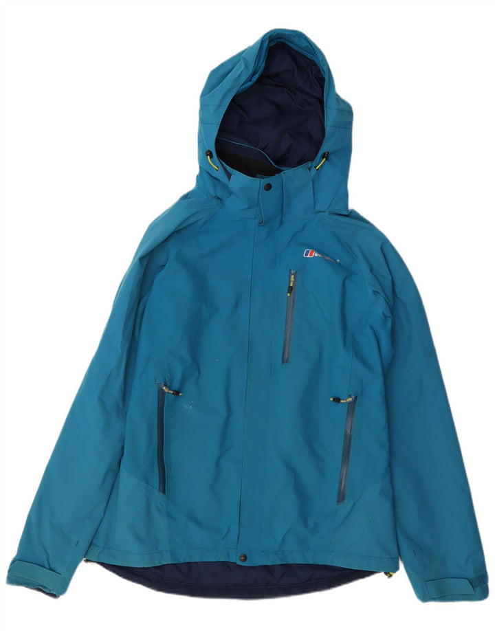 Jachetă de ploaie cu glugă pentru femei Berghaus UK 12 Medium Blue Poliamidă