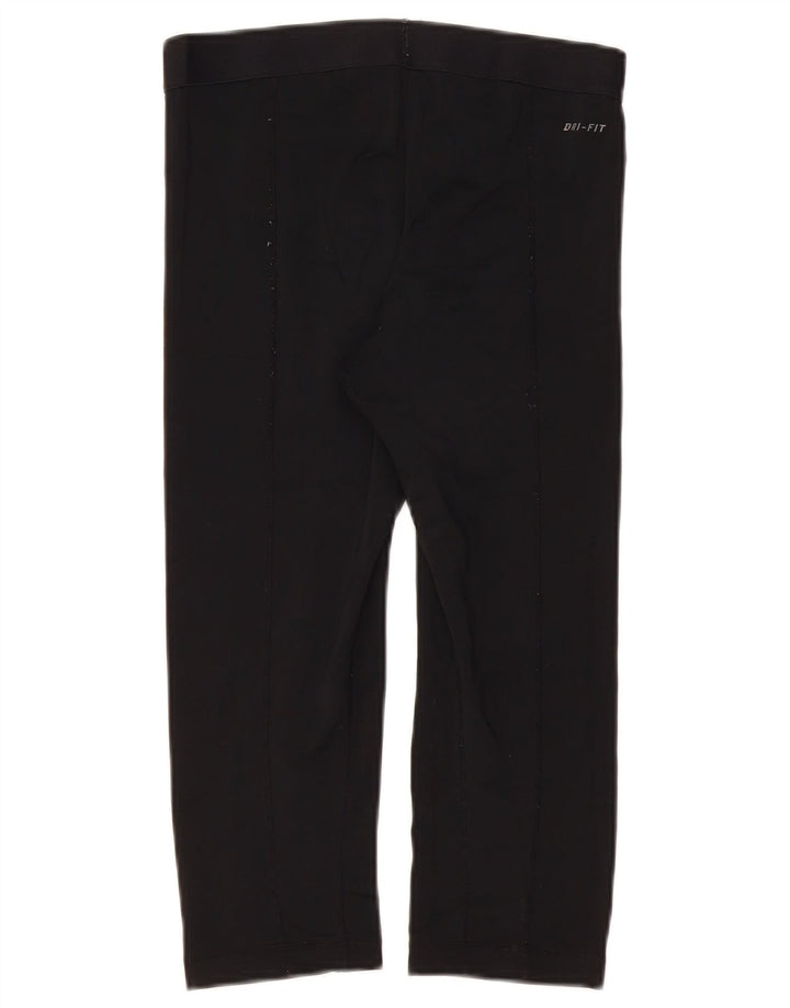 Pantaloni de trening Nike Dri Fit pentru femei UK 12 Poliester mediu negru