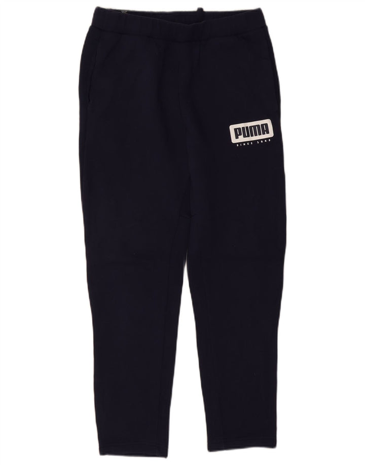 Pantaloni de trening Puma Graphic pentru bărbați, mici, bleumarin