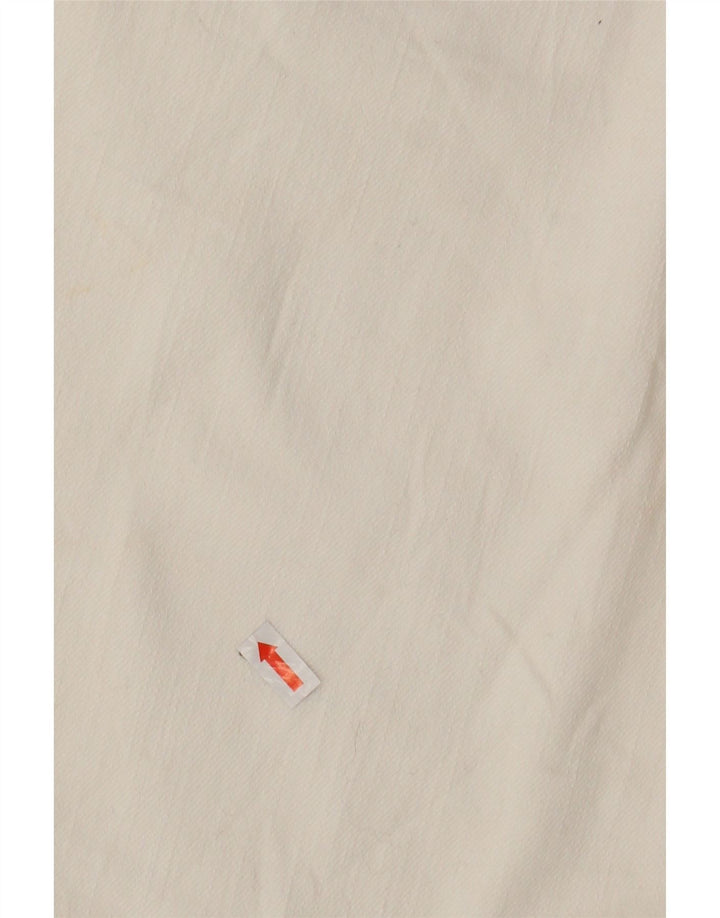 Pantaloni scurți din denim Levi's pentru femei US 10 Large W30 Off White