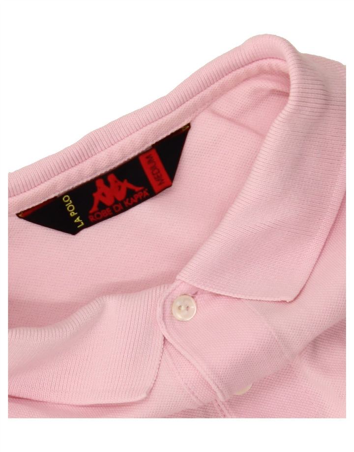 KAPPA Mens Polo Shirt Medium Pink Cotton Vintage Kappa and Second-Hand Kappa from Messina Hembry 