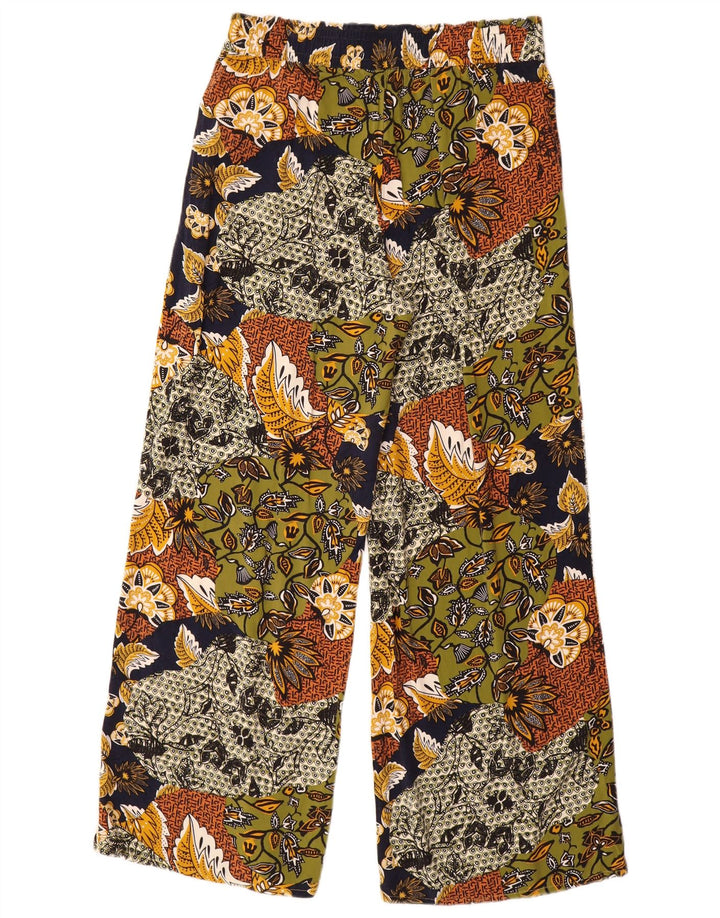 Pantaloni Esprit pentru femei UK 12 Medium W30 L30 Multicolor Floral Viscose