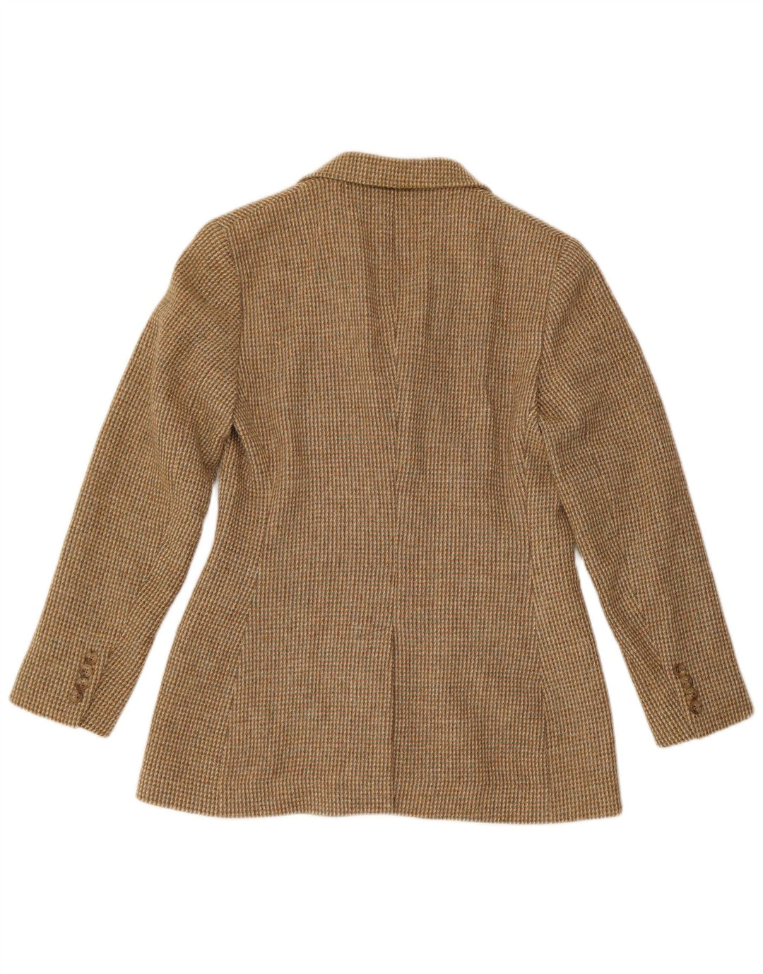 Blazer pentru femei Ralph Lauren, cu 3 nasturi, 10, maro, cu carouri mari