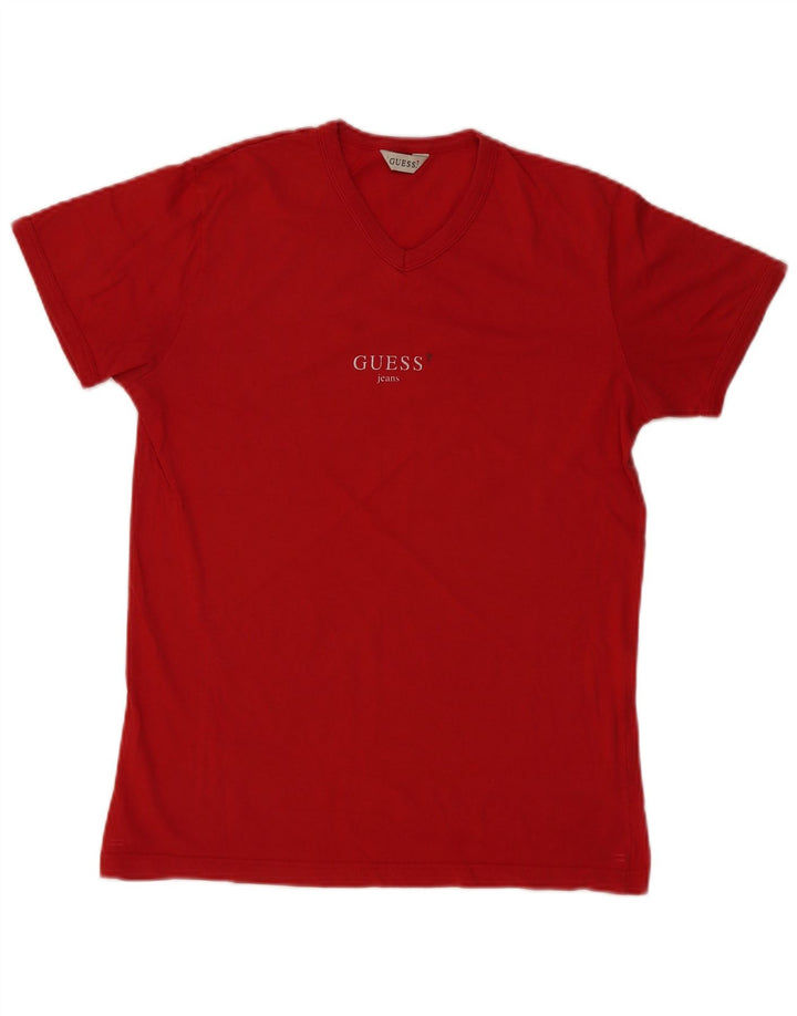 Tricou grafic Guess pentru femei Top UK 14 Large Red