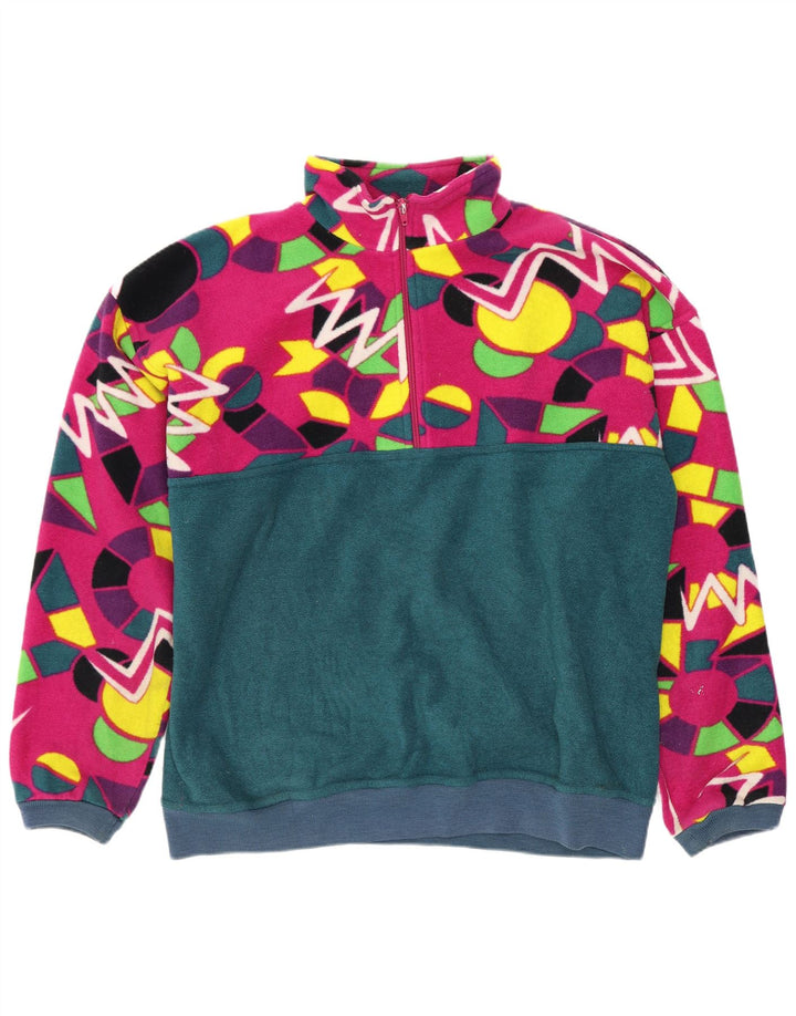 Pulover pentru bărbați din lână Conte of Florence, mediu multicolor geometric