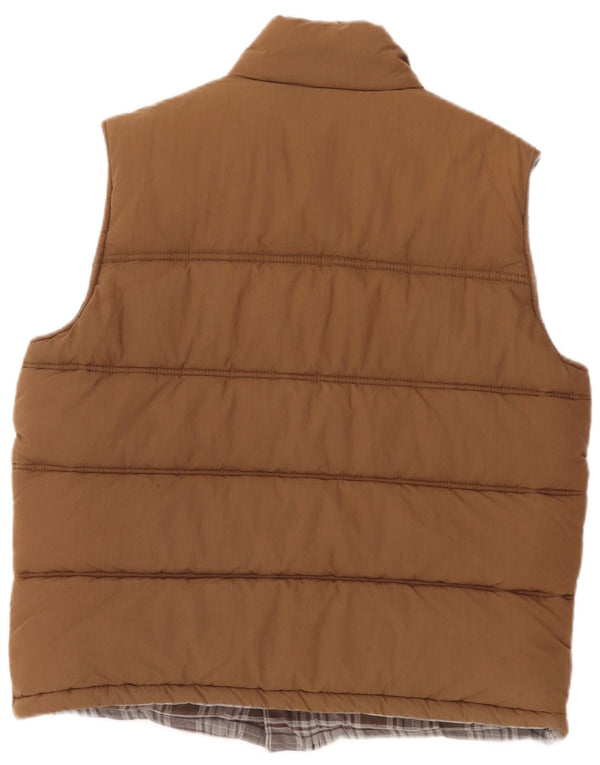 Gilet căptușit reversibil pentru bărbați Timberland UK 40, mare, maro, bumbac