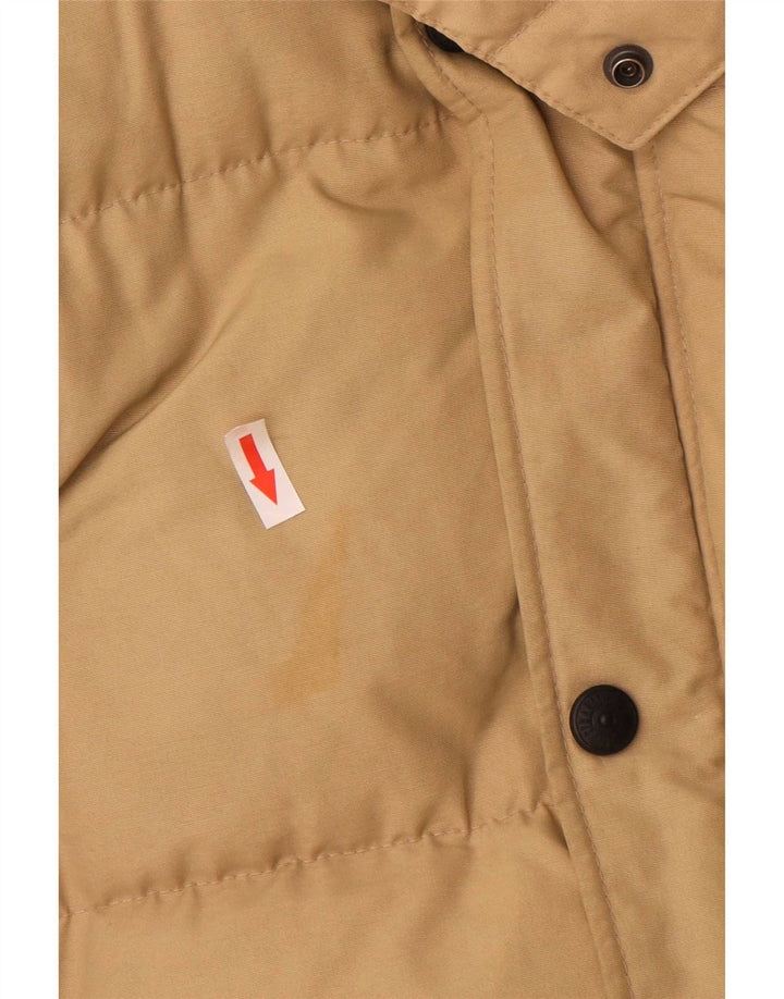Jachetă căptușită cu glugă Levi's pentru bărbați UK 40 mare, bej, nailon