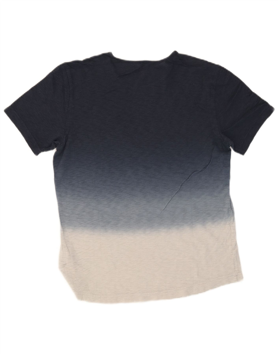 BENETTON Tricou Bărbați Top Mediu Bleumarin Bumbac Colorblock