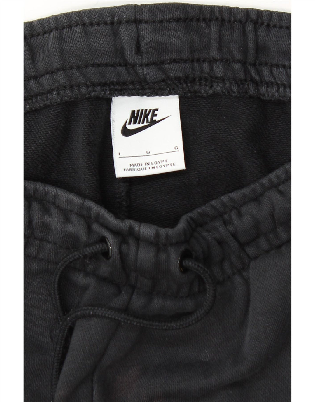 Pantaloni de trening grafic pentru bărbați NIKE Pantaloni de jogging mari, negru, bumbac