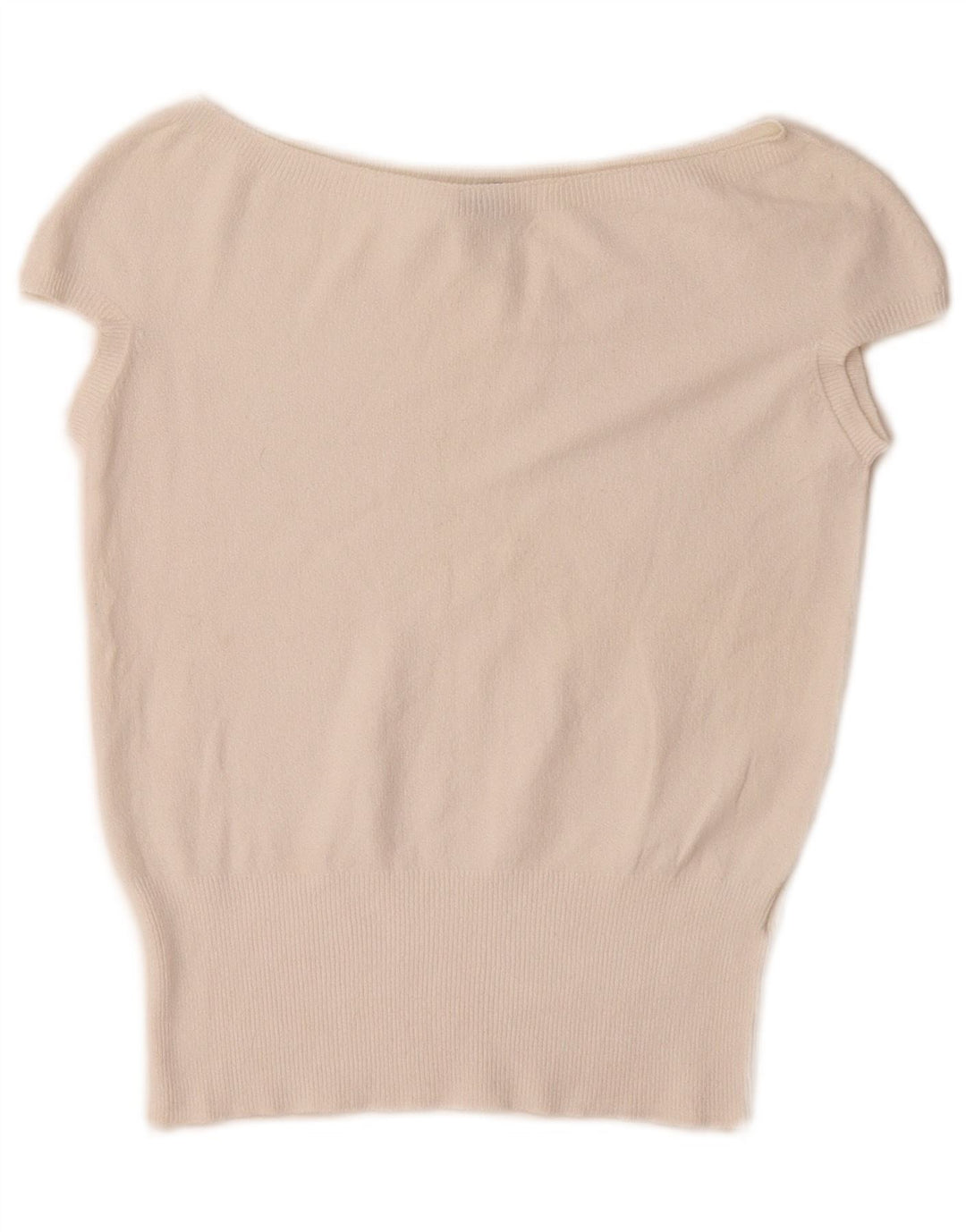 Bluză Oasis pentru femei Crop Top UK 10 Small White Viscose