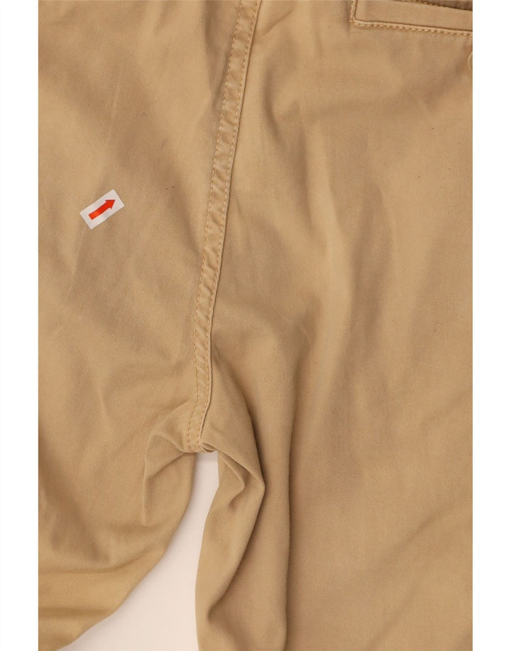 BLAUER Womens Slim Cargo Trousers W30 L32 Beige Cotton