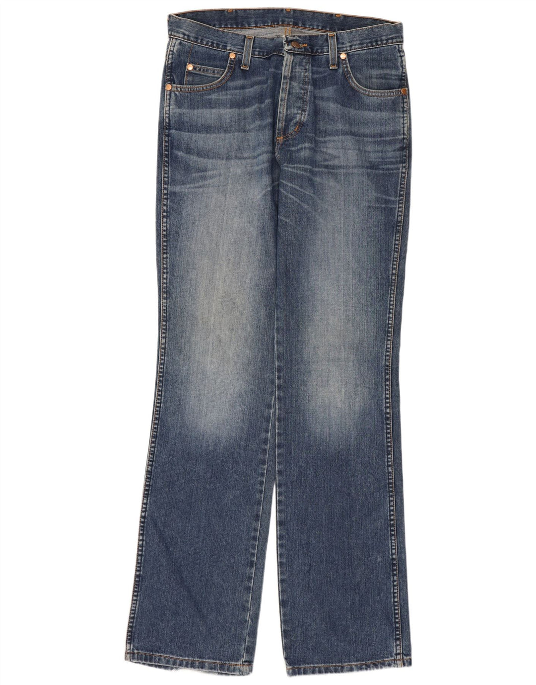 Blugi drepți Wrangler Evolution pentru bărbați W32 L34 Bumbac albastru