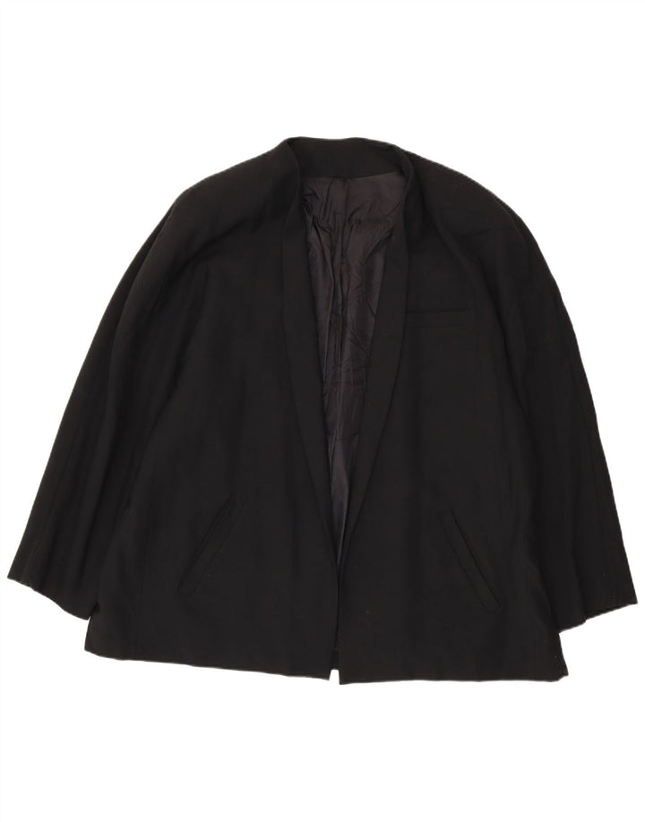 Marina Rinaldi Jachetă cu blazer supradimensionat pentru femei Mărimea 31 XL Negru