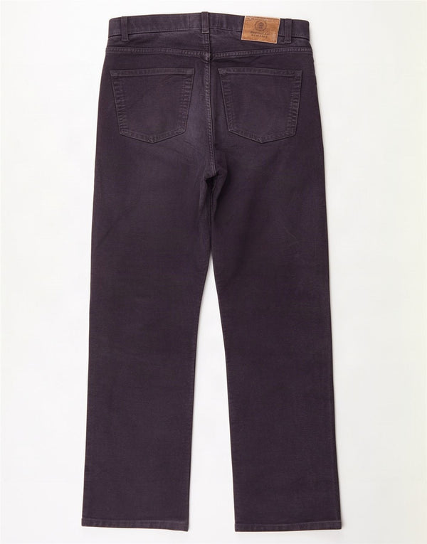 Marks & Spencer Pantaloni casual drepti pentru bărbați Blue Harbour W32 L31 bleumarin