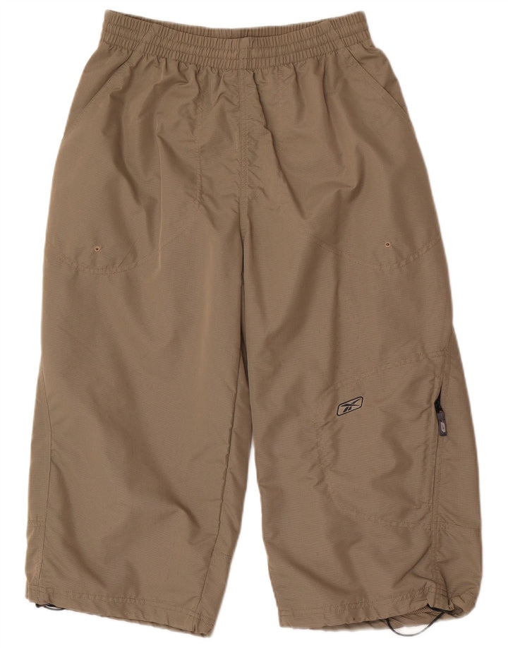 Pantaloni de trening Reebok Capri pentru bărbați, nailon mic kaki