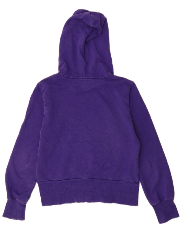 Pulover cu glugă cu grafic pentru femei Adidas EU 38 Bumbac violet mediu