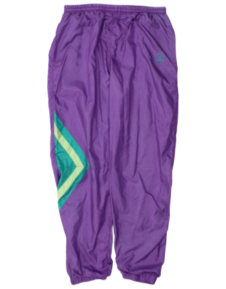 Pantaloni de trening pentru bărbați activi Pantaloni de jogging mari poliamidă geometrică violet