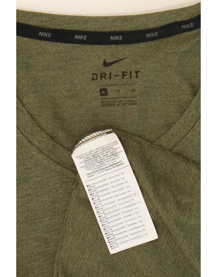 Tricou pentru bărbați Nike Dri Fit Top XL Poliester verde