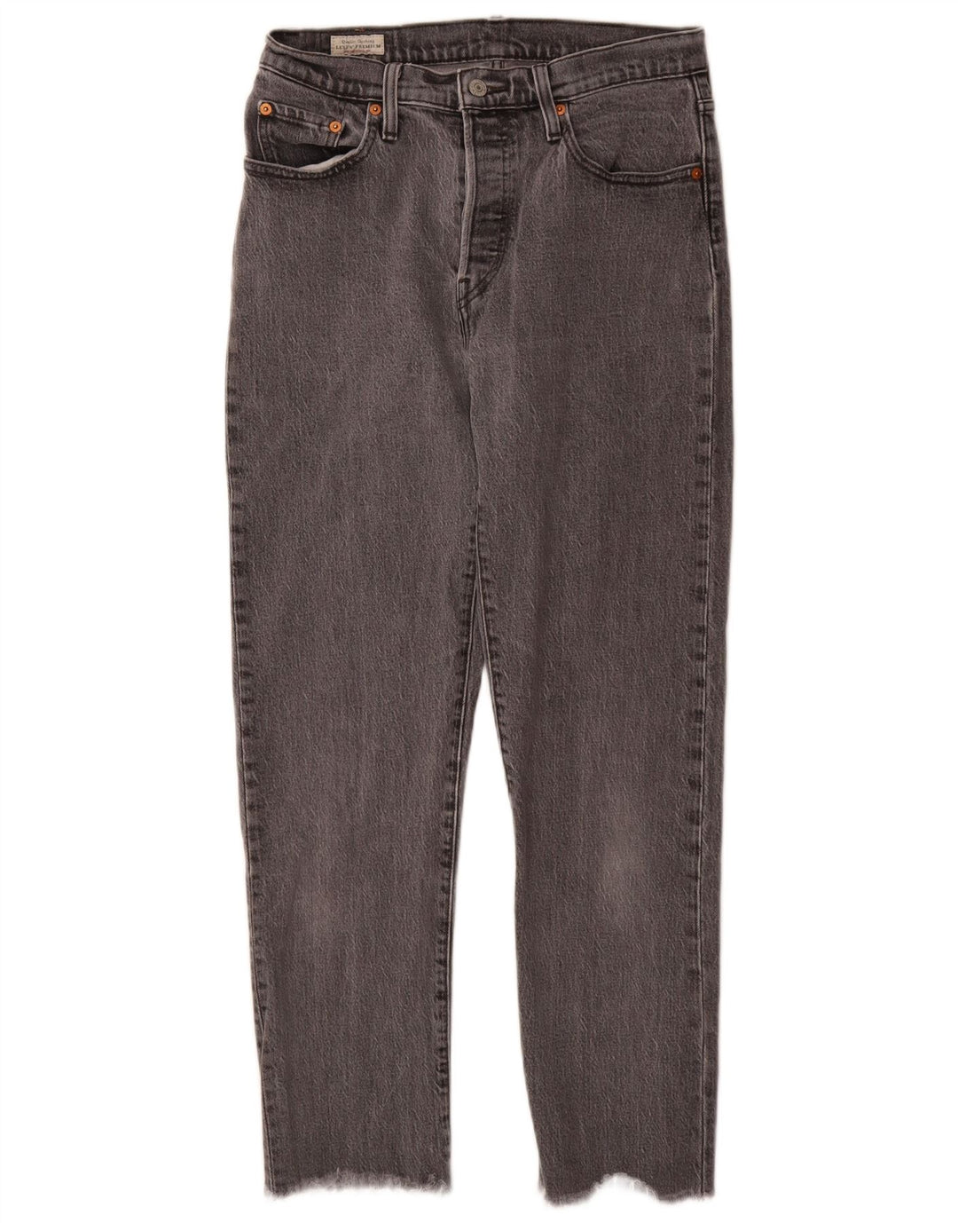 Blugi drepti 501 pentru femei Levi's W28 L28 bumbac gri