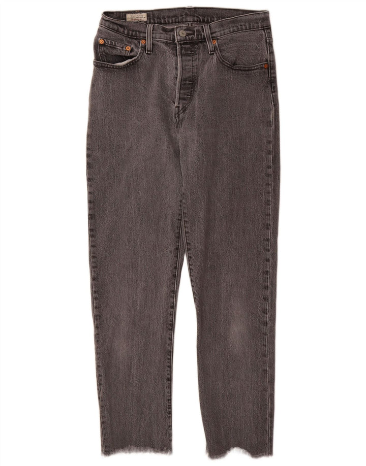 Blugi drepti 501 pentru femei Levi's W28 L28 bumbac gri